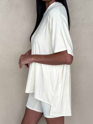 Novi Ribbed Tee + Shorts Set | Daffodil | +Plus Available