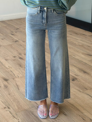 Jetta Cropped Wide-Leg Jeans