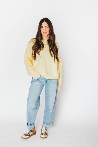 Berkshire Knit Sweater | Lemon