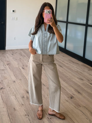Drift Denim Top