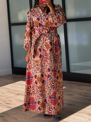 Charlotte Belted Maxi Dress | Amberwood