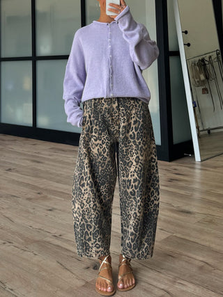 Urban Leopard Barrel Pants