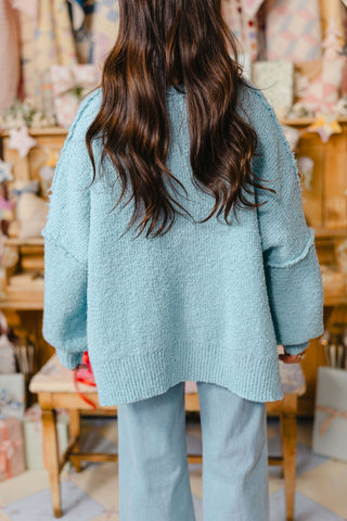 Gingerbread Lev Sweater | Sky