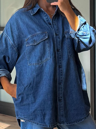 Sutherland Denim Shacket | +Plus Available | RESTOCK