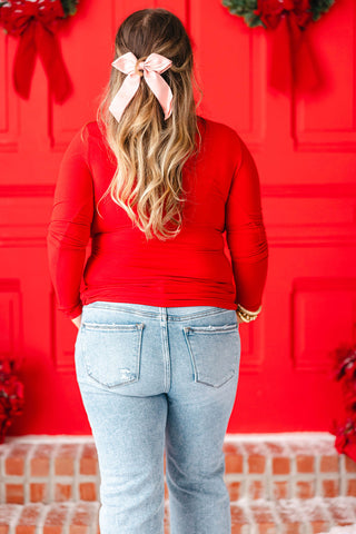 All Day Long Sleeve | Red