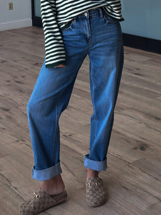Sonny Cuff Barrel Jeans