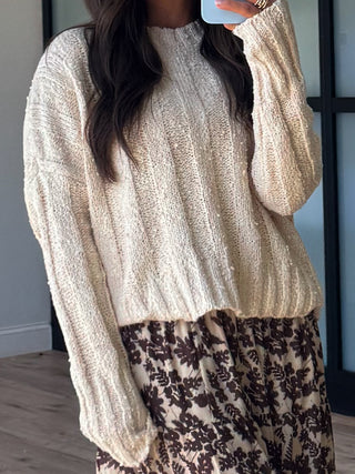 Barkly Textured Knit Sweater