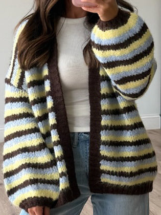Wrap Around Cozy Knit Cardigan | Sky Cafe | +Plus Available