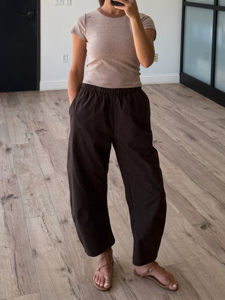 Lakeside Stripe Tee | Caramel