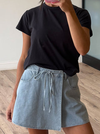 Maisie Vintage Tee | Charcoal | RESTOCK
