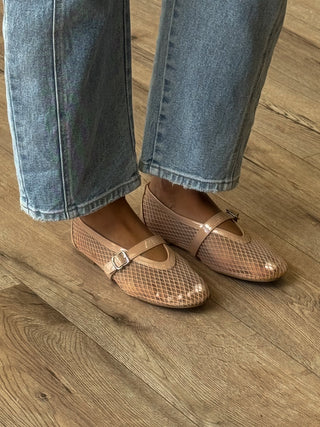 Giselle Mesh Ballerina Flats