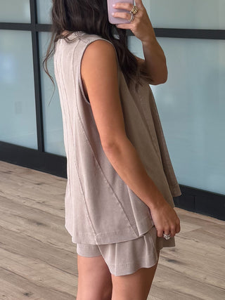 Drift Two Piece Set | Mocha