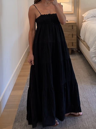 Carried Away Maxi Dress | Black