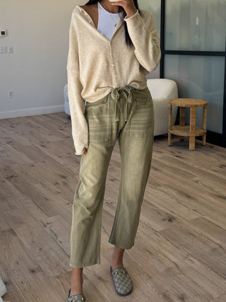 Highland Drawstring Pants | Olive