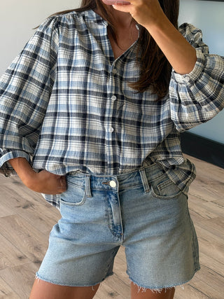 Timberline Plaid Button-Down Top | Coastline
