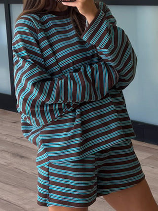Perfectly Aligned Lounge Shorts | Cocoa Teal