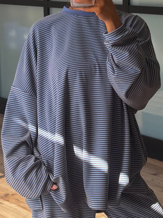 Just Lounging Knit Pullover | Lagoon | RESTOCK