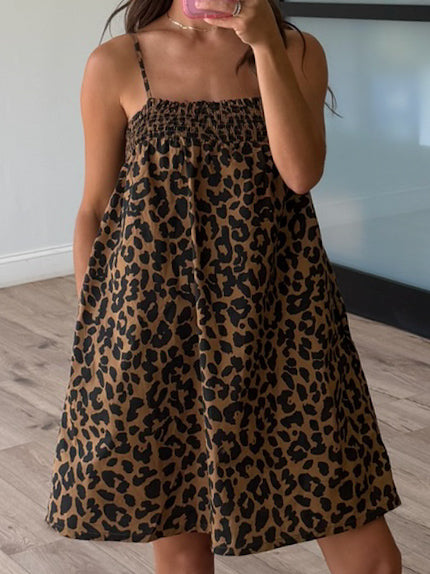 Summer Safari Leopard Dress
