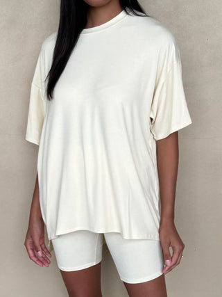 Novi Ribbed Tee + Shorts Set | Daffodil | +Plus Available