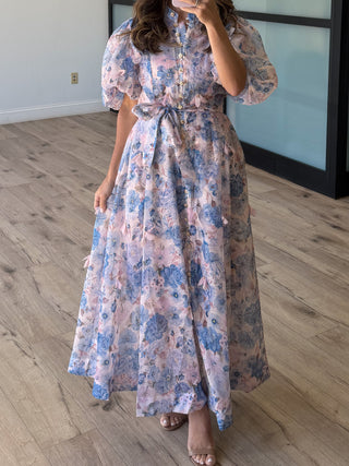 Aurora Royale Floral Maxi Dress
