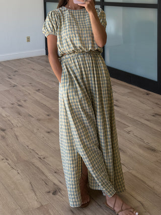 Honeycroft Gingham Bubble Top