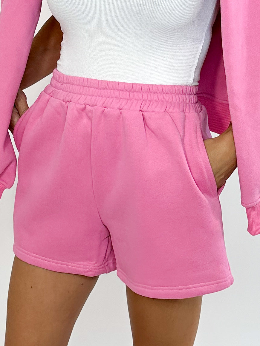 Sweat shop shorts pink