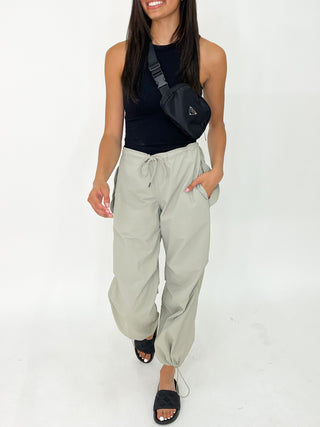 Rad Parachute Pants | Limestone | +Plus Available
