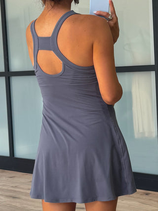 Grand Slam Active Dress | Steel | +Plus Available