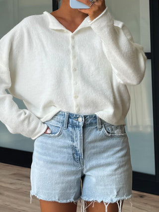 Isla Cardigan | Snow