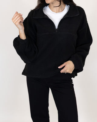 Scottie Half-Zip Pullover | Black | FINAL SALE