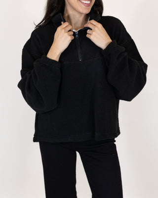 Scottie Half-Zip Pullover | Black | FINAL SALE