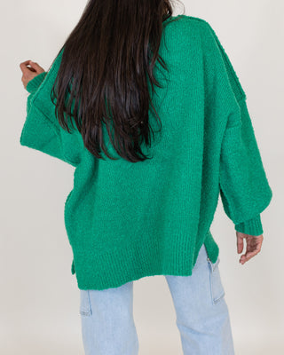 Lev Textured Sweater | Jade | +Plus Available | RESTOCK