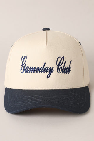 "Gameday Club" Canvas Cap | 3 Colors Available