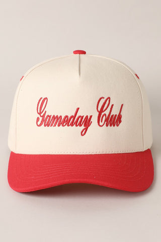 "Gameday Club" Canvas Cap | 3 Colors Available