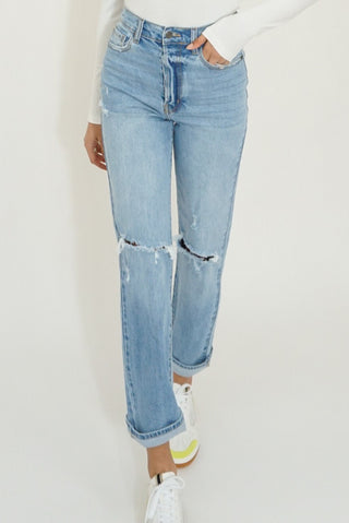 Vito Super High Rise Jeans | Light Wash | RESTOCK