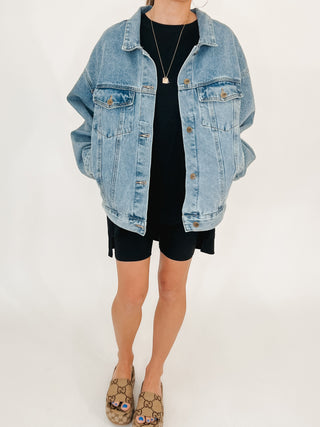 Throw On + Go Denim Jacket | Denim | +Plus Available | RESTOCK