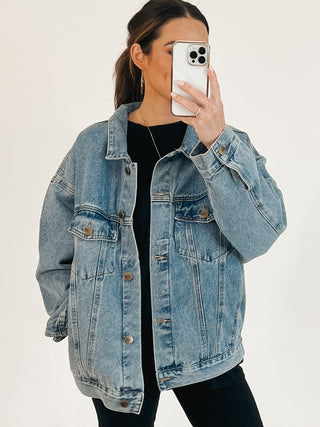 Throw On + Go Denim Jacket | Denim | +Plus Available | RESTOCK