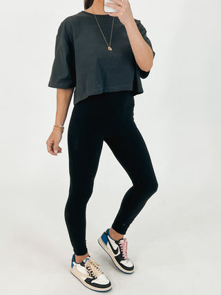 Butter Soft Pocket Leggings | Black | +Plus Available