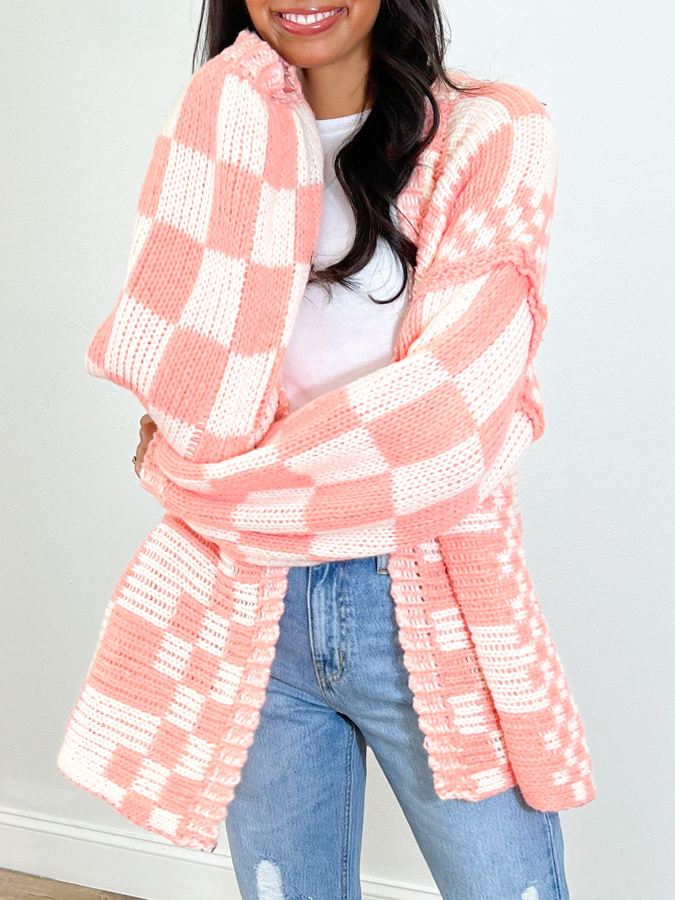 Check It Out Cardigan | Blush | +Plus Available | RESTOCK! – Shop