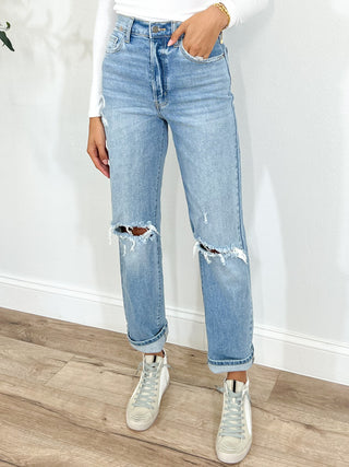 Vito Super High Rise Jeans | Light Wash | RESTOCK