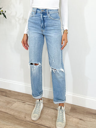 Vito Super High Rise Jeans | Light Wash | RESTOCK
