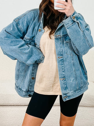 Washed Boyfriend Tee | Latte