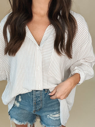 Mix Stripe Blouse | RESTOCK