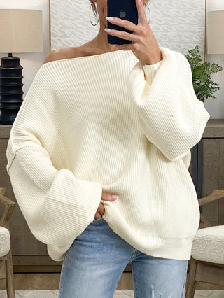Nantucket Ribbed Sweater | Vanilla | RESTOCK